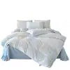 Juego de Cama Grueso Tallado de Leche y Acogedor de Cuatro Piezas para Otoño e Invierno Juego de Ropa de Cama Gruesa Cálida de Coral Fleece 3