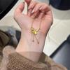 Colar Serpente Enrolada em Borboleta Estilo Novo Chinês Antigo Feminino 2025 Nova Corrente para Clavícula para Namorada Dia dos Namorados
