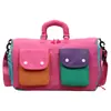 Bolsa de viaje Dopamine de gran capacidad, ligera, para viajes cortos, adecuada para actividades al aire libre, deportes y fitness; bolsa de yoga y natación para mujer