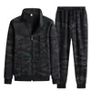 Conjunto de uniforme de trabalho unissex de manga comprida com camuflagem para primavera e outono, adequado para trabalhadores de fábrica, mecânicos de automóveis e outros trabalhadores industriais.; durável, resistente a manchas e projetado para uso prolongado como vestuário de trabalho protetor