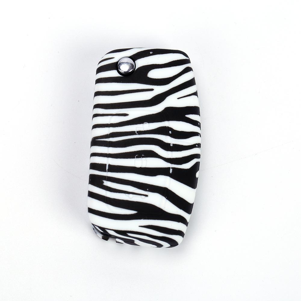 福特经典福克斯折叠3键无标水转印斑马