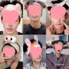 Faixa de Cabelo de Pelúcia Desenho Animado para Lavar o Rosto, Orelhas de Coelho, Galhos de Veado, Faixa de Cabeça de Sapo, Acessórios de Cabelo Fofos para Meninas e Celebridades da Internet