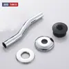 Botón de sopa orina Válvula de descarga accesorios manguera extensión fuelle desagüe de urinario S curva varilla de acero inoxidable alargada
