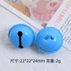 Pintura metálica colorida sino pequeno feito à mão acessórios de joia DIY chaveiro pendurar animal de estimação sino pequeno atacado