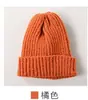 Gorro elegante para mujer, otoño e invierno, color sólido, combinable, tejido, grueso, ligero, de lana puntiaguda, cálido, tipo jersey para hombre.