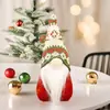 Mingguan Novas Decorações de Natal Suprimentos Boneco de Velho Sem Rosto Criativo Ornamento Boneco Florestal Ornamento