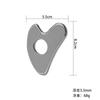 Placa para raspar de acero inoxidable 304 galvanoplastia multicolor placa para raspar cuerno palo de masaje para acupuntura facial cuchillo para fascia placa para raspar