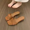 Primeiro Encontro Temporada Noite Francesa Chinelos Frescos Femininos Verão Outdoor 2026 Temperamento Simples Versátil Suave Estilo Fada Um