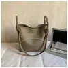 Bolso de Mano Casual de Alta Gama y Elegante, Bolso Cubo para Mujer, Nueva Moda Invierno 2025, Versátil, de Hombro, Cruzado, Bolso Madre e Hija