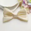 Novo Tecido Francês Cor Pura Estéreo Fugitivo Coroa de Princesa Laço Grampo de Cabelo DIY Malas Roupas Acessórios
