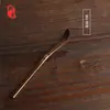 Antiguo bambú chino para recolectar té cuchara de té hecha a mano bistec de té cucharadita estilo japonés juego de té kung fu ceremonia del té cero con cuchara de té