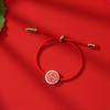 Yiwu pequeña mercancía Año Nuevo pulsera de cuerda roja joyería femenina al por mayor temperamento artístico linda pulsera de cerámica roja pulsera