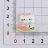 Gatito Bebé Brillante de Dibujos Animados DIY Perforable Accesorios de Resina Joyería Pasador Funda para Teléfono Celular Vaso de Agua Tocado