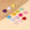 Botones de resina de alta gama con forma de corazón perlado, adecuados para camisas, cárdigans de manga corta y suéteres, botones coloridos de dos agujeros hechos a mano para manualidades