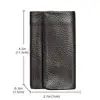 Bolsa para Llaves de Cuero Genuino para Hombres y Mujeres, Capa Superior de Piel de Vaca, Portatarjetas, Bolsa para Llaves, Billetera para Monedas, Bolsa Multifuncional para Llaves, Venta al por Mayor