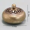 Fogão Boshan Retrô, Queimador de Incenso de Ponta de Dedo Dragão e Fênix, Queimador de Incenso Criativo Torre de Incenso, Queimador de Incenso Auspicioso, Ornamentos Zen para Casa
