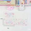 Cartões de mensagem criativos para destacar, cola de bibi de desenho animado fofo, cartões de raspar caseiros DIY, caligrafia para atividade escolar de estudante