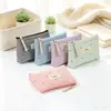 Bolsa de almacenamiento de lona floral artística, monedero con cremallera, neceser portátil, disponible para venta al por mayor en unidades individuales