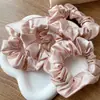 321 Elástico de Cabelo de Cetim Simples e Elegante para Coque e Rabo de Cavalo Acessório de Cabelo para Meninas