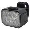 Conjunto de Luzes Dianteira e Traseira para Bicicleta Transfronteiriço 10 LEDs Alta Luminosidade Recarregável Bicicleta de Estrada Liberação Rápida Luz de Aviso para Ciclismo