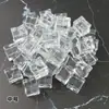 Gelo falso acrílico simulação de gelo quadrado transparente plástico cristal de gelo pedra bar adereços de tiro fábrica