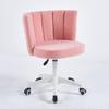 Silla Simple para Sala de Estar para Sentarse Largo, Silla Giratoria Moderna Minimalista de Piel de Oso, Silla para Dormitorio y Hogar con Respaldo, Silla de Oficina para Reuniones