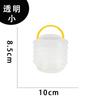 Balde de Silicone Transparente Grande Multifuncional Portátil para Limpeza de Pigmentos de Pintura, com Encaixe para Canetas, Dobrável