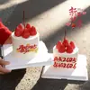 Adeus 2025 Olá 2026 Bolo Simples de Ano Novo Decoração Acrílica Topper Decoração de Mesa de Sobremesa de Véspera de Ano Novo