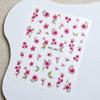 Celebridad en línea pegatinas para uñas de flor estilo chino pegatinas para uñas con relieve de flor estilo antiguo venta al por mayor pegatinas para uñas que combinan con Hanfu