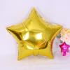 Balão de Alumínio Estrela Pentagonal Grande Placa de Luz de 24 Polegadas Balão de Hélio para Decoração de Festa de Aniversário Dia dos Namorados