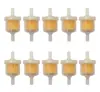 Motocicleta ciclomotor universal filtro de gasolina taza filtro de gasolina filtro amarillo filtro transparente taza de aceite filtro