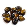 Venta al por mayor del fabricante Artesanía de piedras preciosas Anillo de Piedra de Tigre Cara Parche de Jade Ovalado con Forma de Huevo Piedra Suelta Dy Productos Semi-terminados