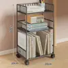 Estantería de escritorio, organizador de archivos de varios niveles, estante de almacenamiento de carpetas, soporte para libros A4 de gran capacidad, organizador de escritorio
