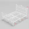 Cama de ferro espessada reforçada simples moderna cama princesa celebridade 1,8m cama de casal nórdica individual 1m cama de ferro