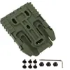 Placa de conexão do adaptador de fivela de liberação rápida Amazon transfronteiriça, acessórios de montagem, base de transferência de coldre tático de puxada rápida