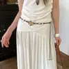 Cuerda de Cintura con Cuentas de Conchas Marinas y Estrellas de Mar Estilo Bohemio Retro para Mujer Cinturón Estilo Vacaciones en la Playa para Vestidos Cinturilla de Moda