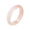 Anillo de resina acrílica de moda simple estilo europeo y americano paquete de 4 personalidad neto rojo color caramelo anillo joyería