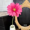 Gerbera flor artificial de un solo tallo Margarita africana margarita estilo fresco flor falsa decoración suave para el hogar flor de seda para fotografía