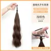 Peruca para Mulheres com Mechas, Aplique de Coque Auto-Amarrável para Aumentar o Volume, Acessório de Cabelo para Coque Baixo, Coque de Cabelo Estilo Antigo