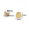 Clavos de Pie de Latón, Clavos de Fondo para Maletas, Clavos para Cubos, Clavos de Pie Redondos, Piezas de Coche de Cobre Sólido de Fondo Alto, Planos de 12 mm Suministro al por Mayor