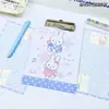 Novo Bloco de Notas com Clipes de Coelho Miffy com Páginas Coloridas, Bloco de Notas Portátil, Caderno de Mensagens