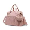 Bolsa Multifuncional Transfronteiriça para Mamães, Bolsa Grande Capacidade para Mãe e Bebê, Bolsa para Fraldas, Bolsa para Parto com Chupeta, Bolsa Portátil para Bebê e Maternidade