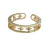 Anillo Abierto para Mujer 2021 Nuevo ins Anillo de Estilo Frío a la Moda Ajustable Lujo Ligero Nicho Anillo de Dedo