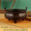 Atacado Queimador de Incenso de Cobre Latão Diário Dourado com Orelhas para Casa Interior Queimador de Incenso de Sândalo Tripé Queimador Xuande