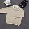 Suéter de duas peças estilo intelectual com decote V e lapela, plus size, caimento relaxado masculino, malha de manga longa cleanfit