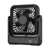 Fabricante Personaliza Novo Modelo Transfronteiriço Ventilador Magnético de Mesa para Iate de 4 polegadas, Montado na Parede, Fino, Leve e Portátil para Uso em Dormitório e Casa