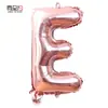 Globos de Papel de Aluminio de 16 Pulgadas, Números Dorados Rosados 0-9, Letras A-Z, Globos para Fiesta de Cumpleaños, Suministros, Decoración, Arreglo