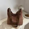 Bolso Retro de Gran Capacidad para Otoño e Invierno para Mujer 2026 Nuevo de Moda Versátil Bolso Cruzado Bolso Cubo de Hombro para Viajar