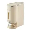 Cubo de Arroz 10kg Grado Alimenticio Sellado a Prueba de Insectos Contenedor de Arroz uforu Cocina Hogar Dispensador de Botón Plástico Cubo de Arroz Caja