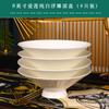 Vajilla de porcelana Jingdezhen, vajilla de forma especial, cuenco, plato, decoración de mesa de hotel, vajilla para el hogar, regalo, traje de cerámica, cuenco, plato, cuchara